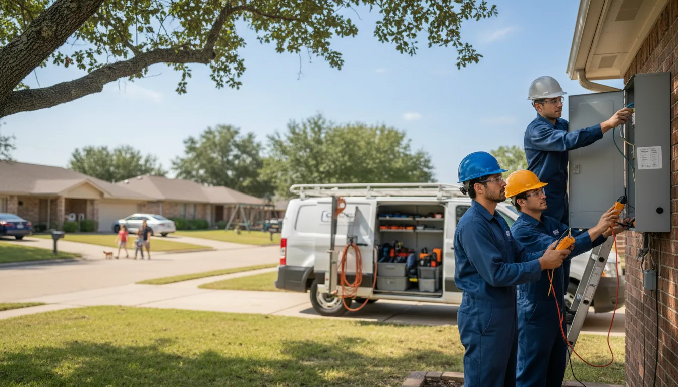 Certified electrician providing emergency electrical services in Oxford, NE